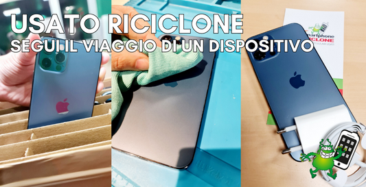 Segui il “viaggio” di un dispositivo usato Riciclone!