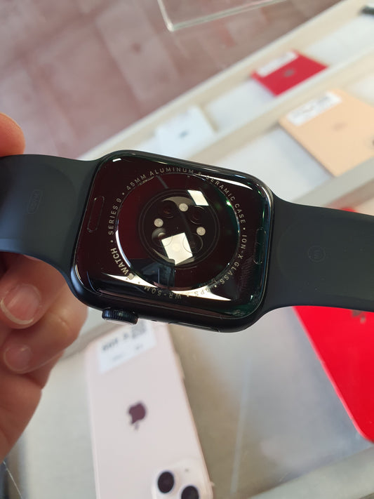 Apple Watch Serie 9 GPS - 45mm - alluminio - nero