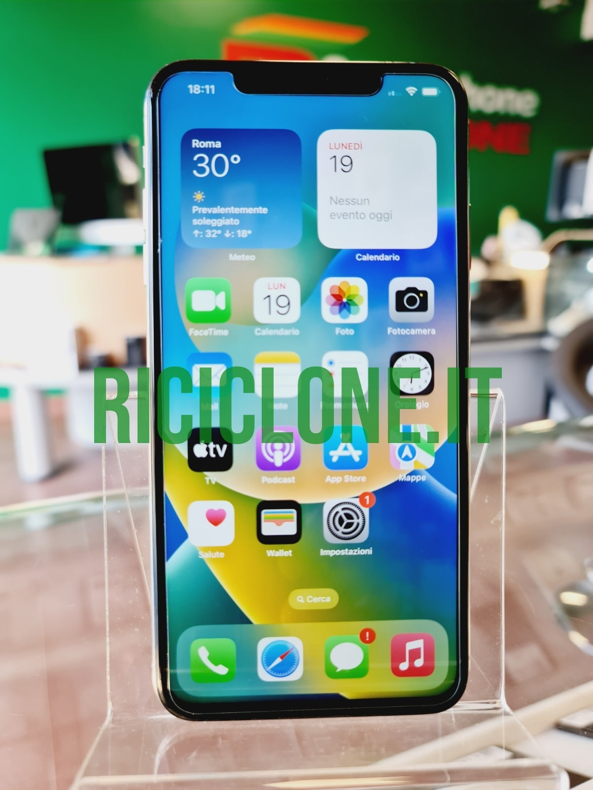 Apple iPhone XS Max - 64gb - argento