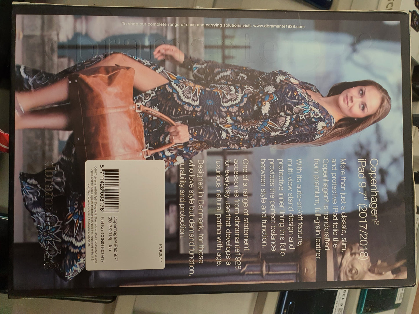 Custodia a libro iPad 9,7" 2017-18 in pelle