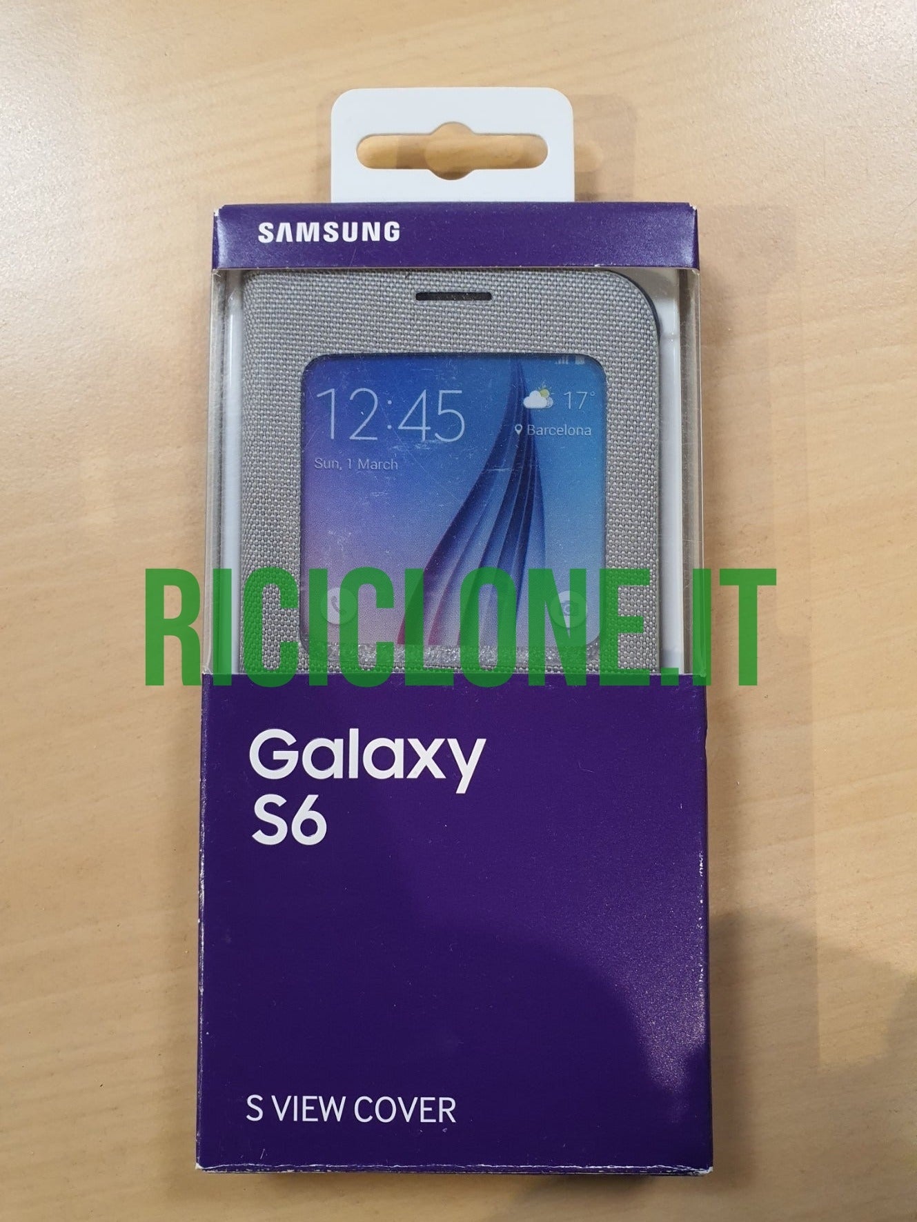 Cover Samsung Galaxy S6 a libro argento - Samsung