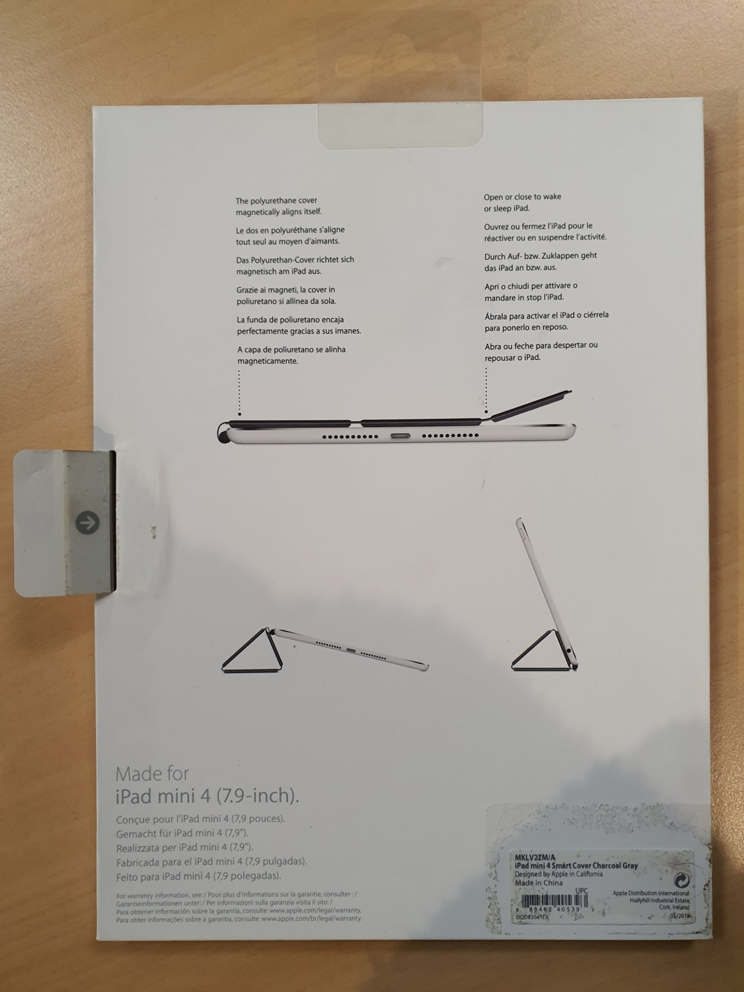 Smart Cover iPad Mini 4 nero - Apple