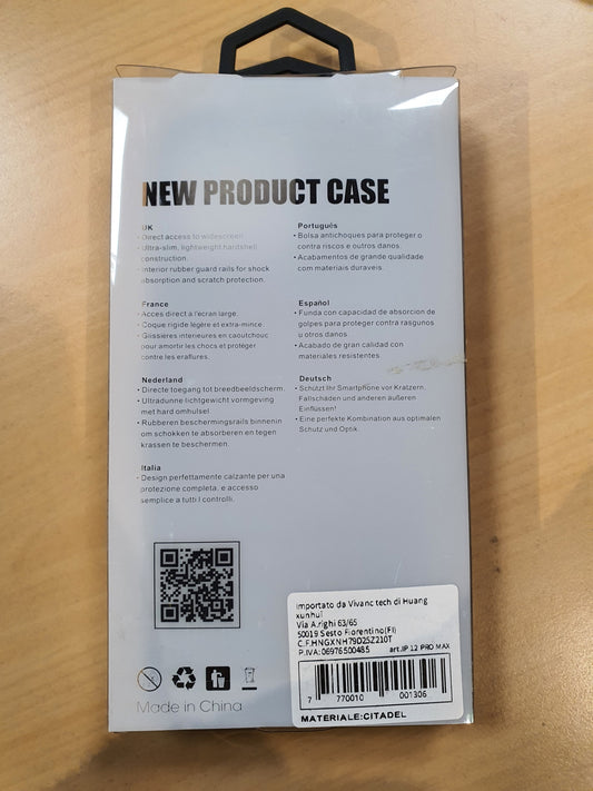 Cover Apple iPhone 12 Pro Max a libro in pelle