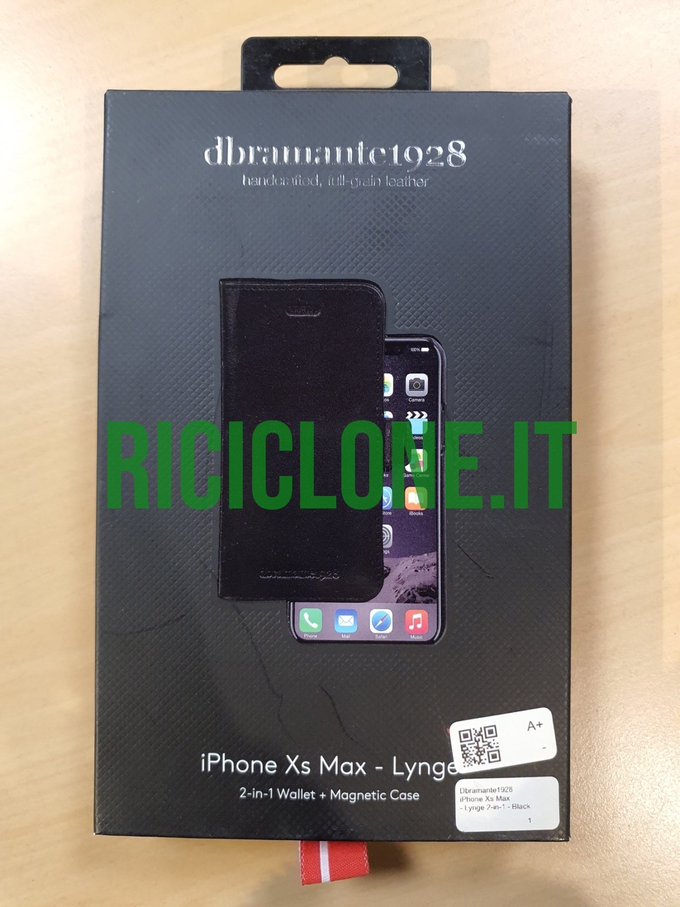 Cover Apple iPhone Xs Max a libro in pelle