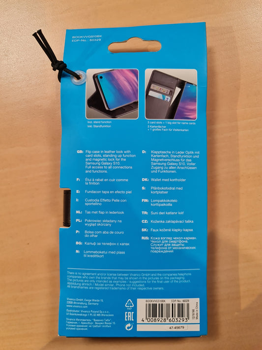 Cover Samsung Galaxy S10 a libro