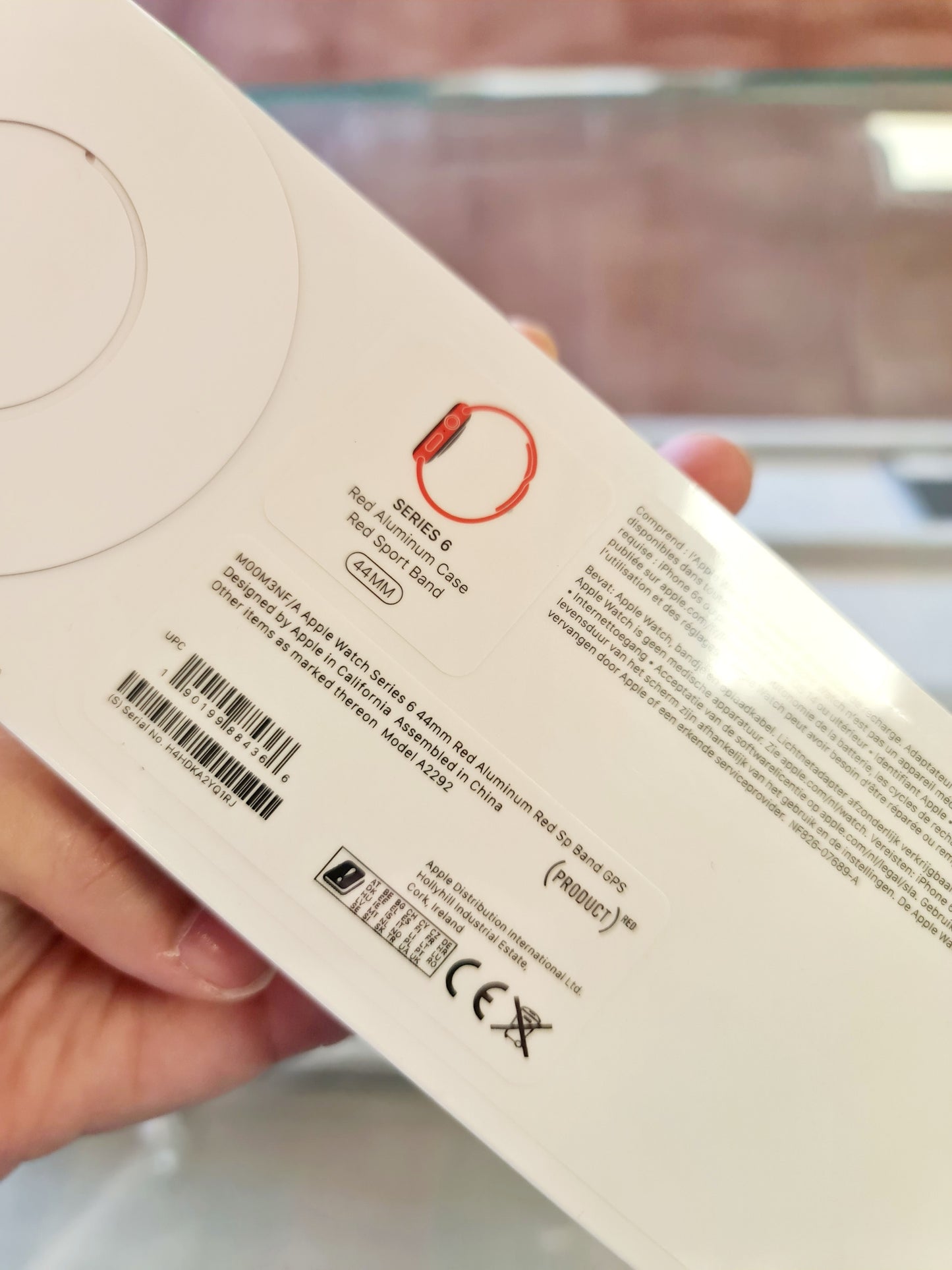Apple Watch Serie 6 GPS - 44mm - alluminio - rosso - NUOVO