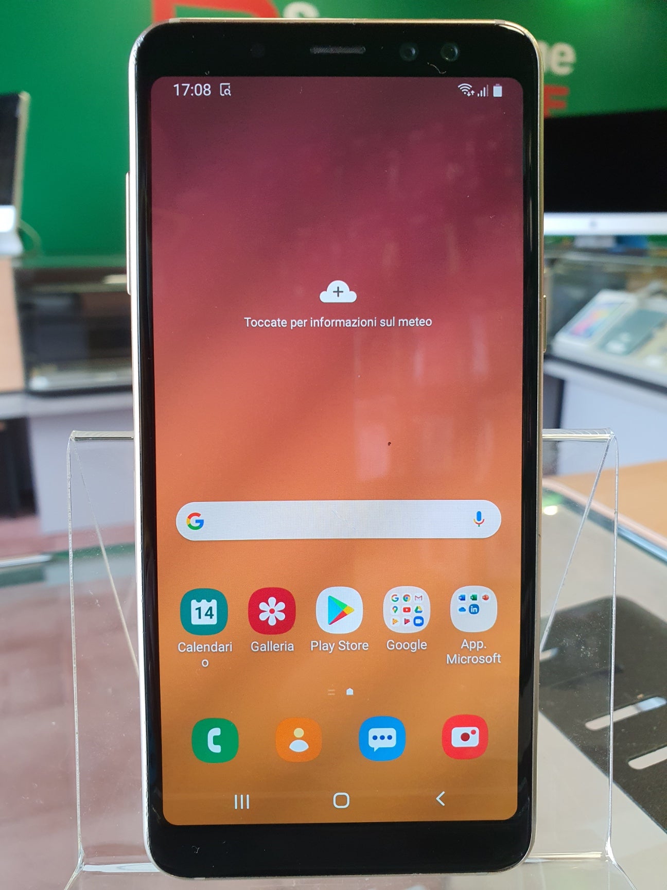 Samsung Galaxy A8 2018 - 32gb - oro