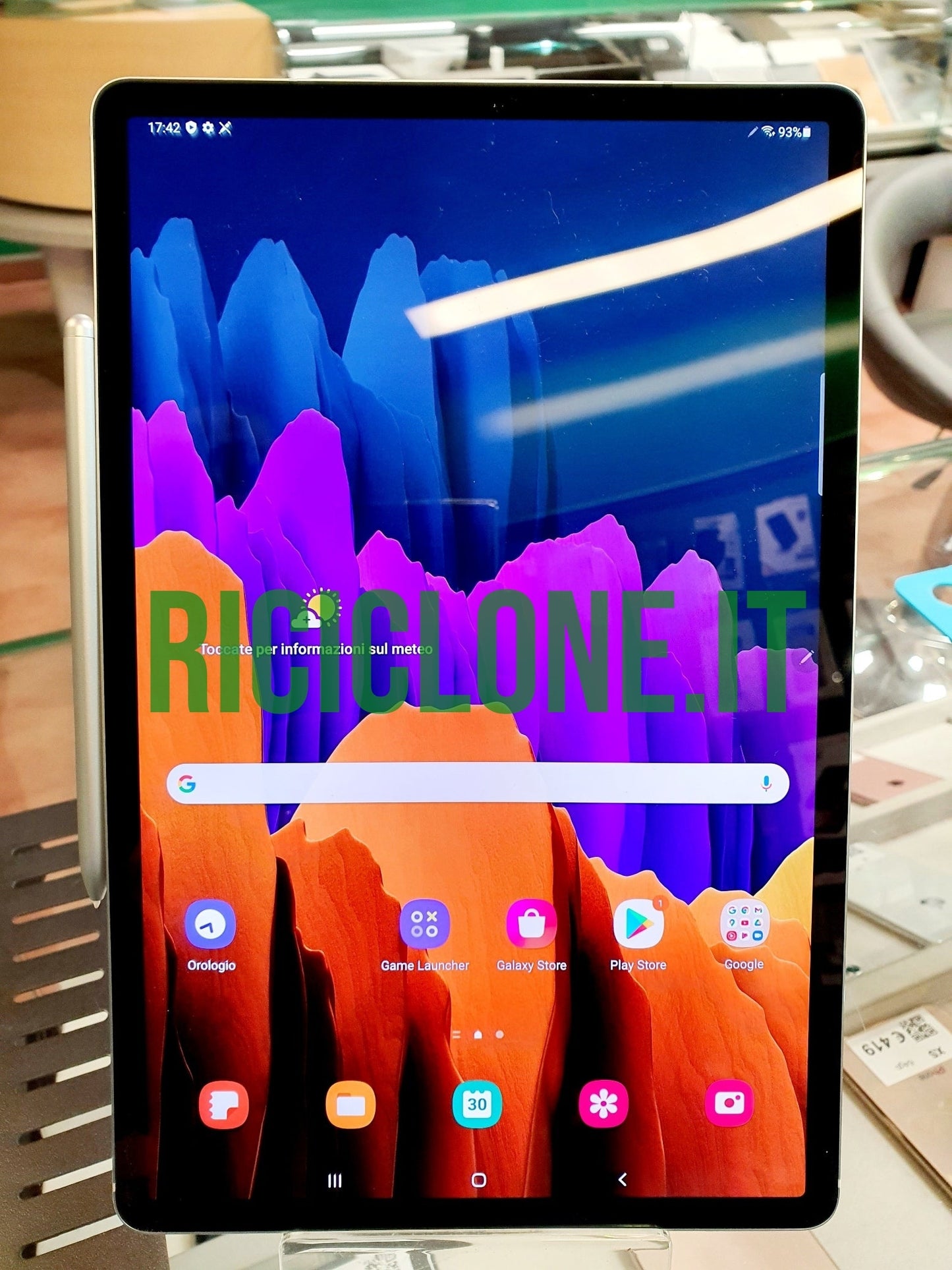 Samsung Galaxy Tab S7 Plus - Wi-fi- 128gb - argento