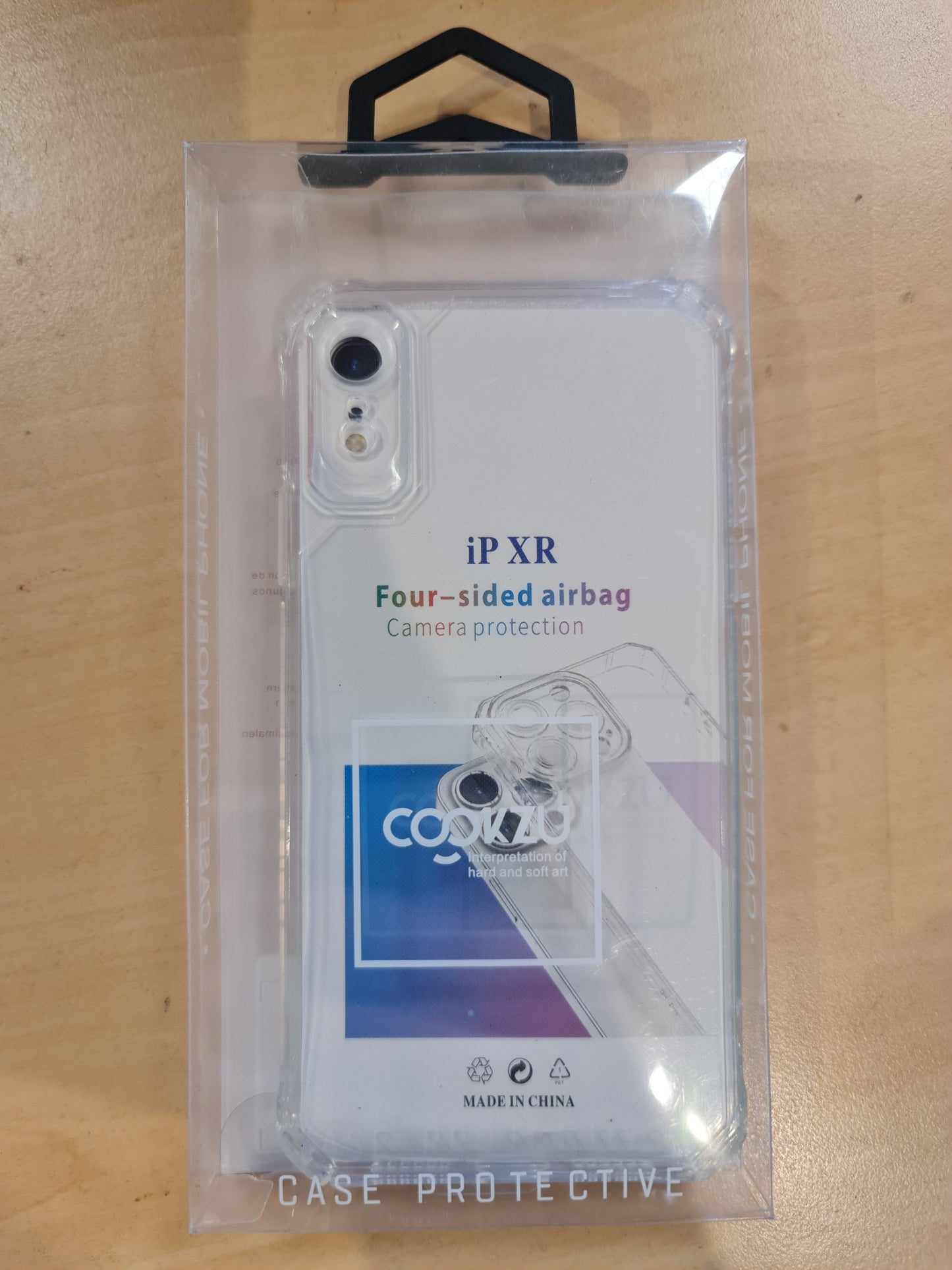 Cover posteriore Apple iPhone XR in plastica trasparente
