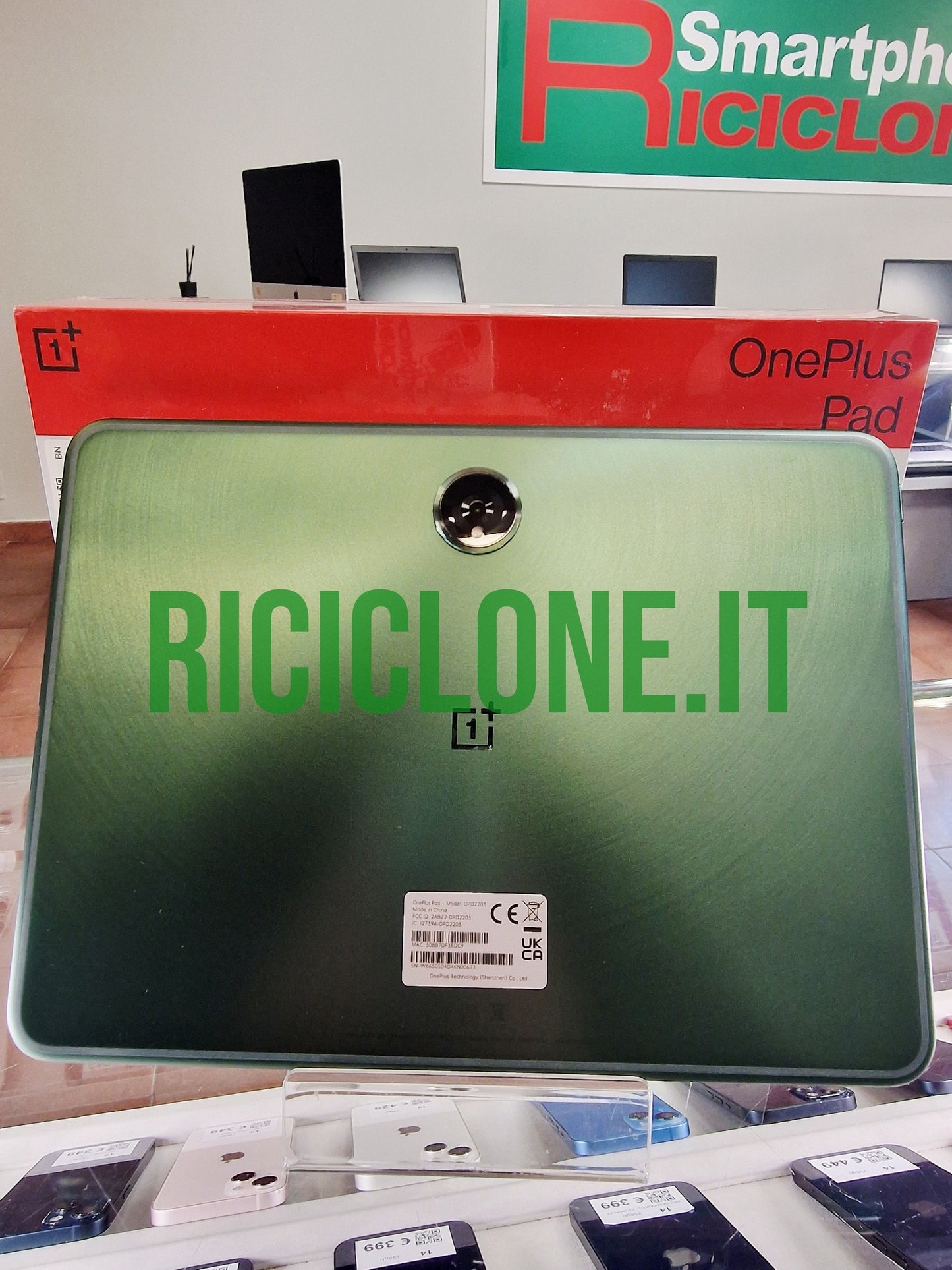 OnePlus Pad - 128GB - WiFi - verde - NUOVO