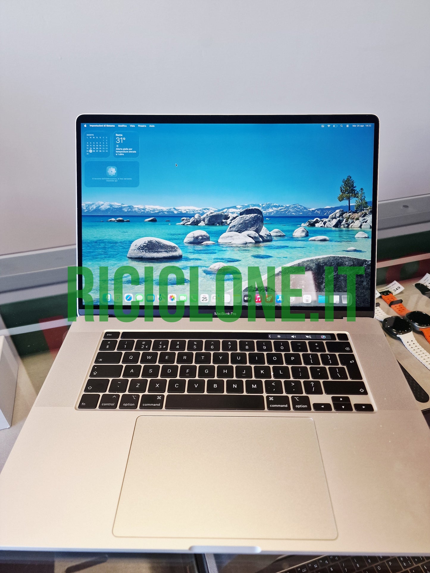 Apple MacBook Pro Retina 16" - 16 gb RAM - 1 Tb SSD (2019) argento