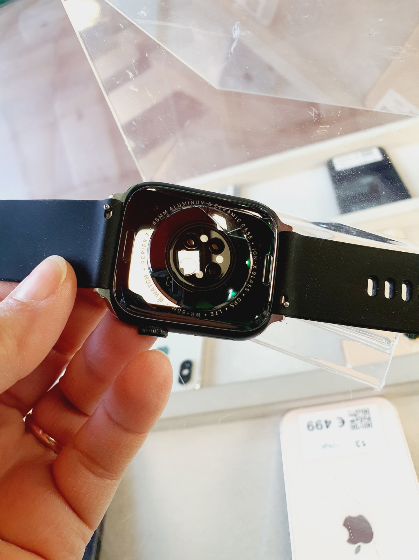 Apple Watch Serie 7 cellular - 45mm - alluminio - nero