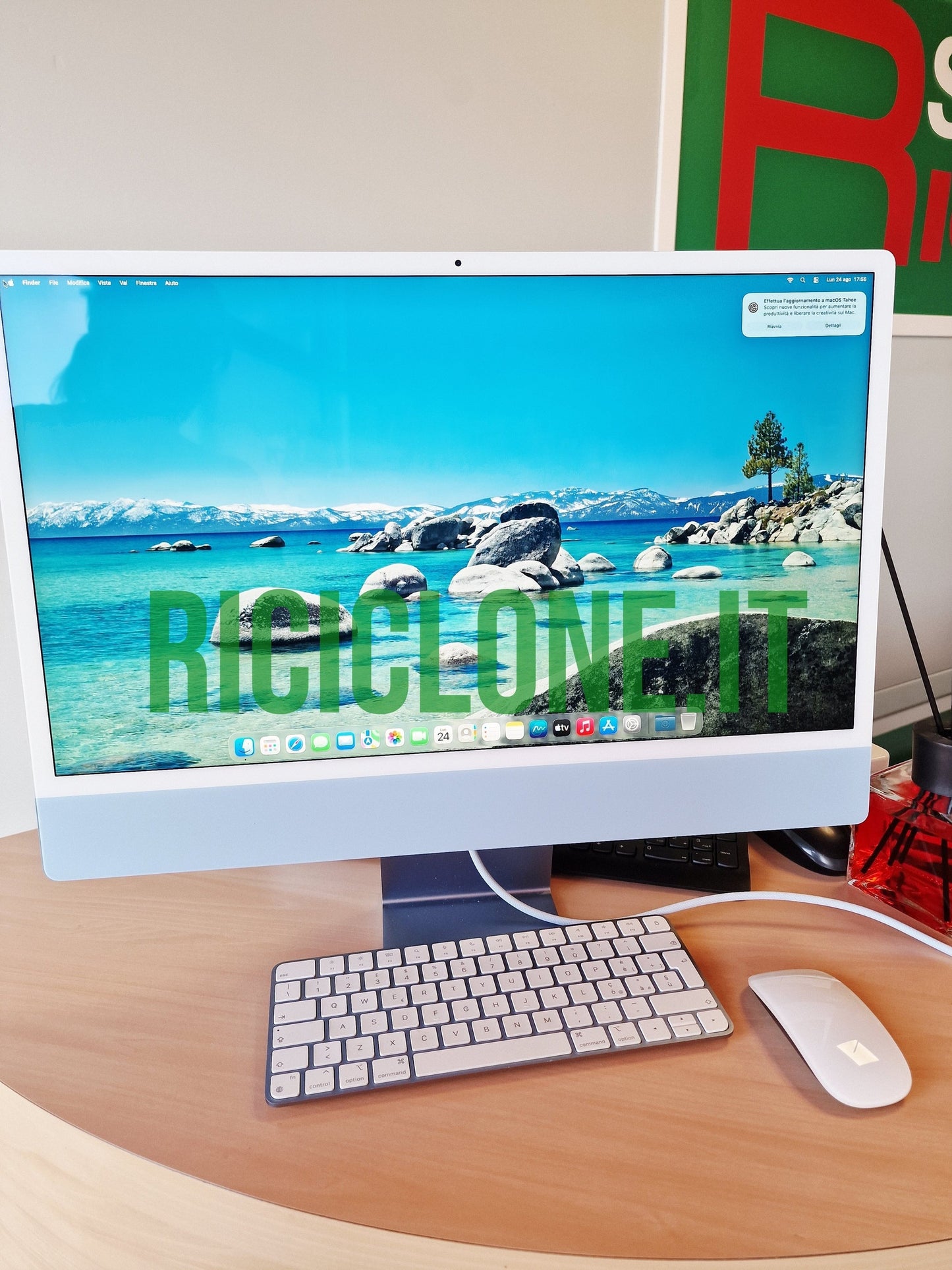 Apple iMac 24" M1 - HD 256gb SSD - 8 gb RAM (2021) - blu