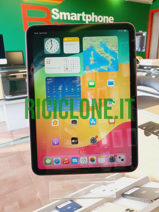 Apple iPad 10 generazione (2022) - 64gb - wifi - rosa