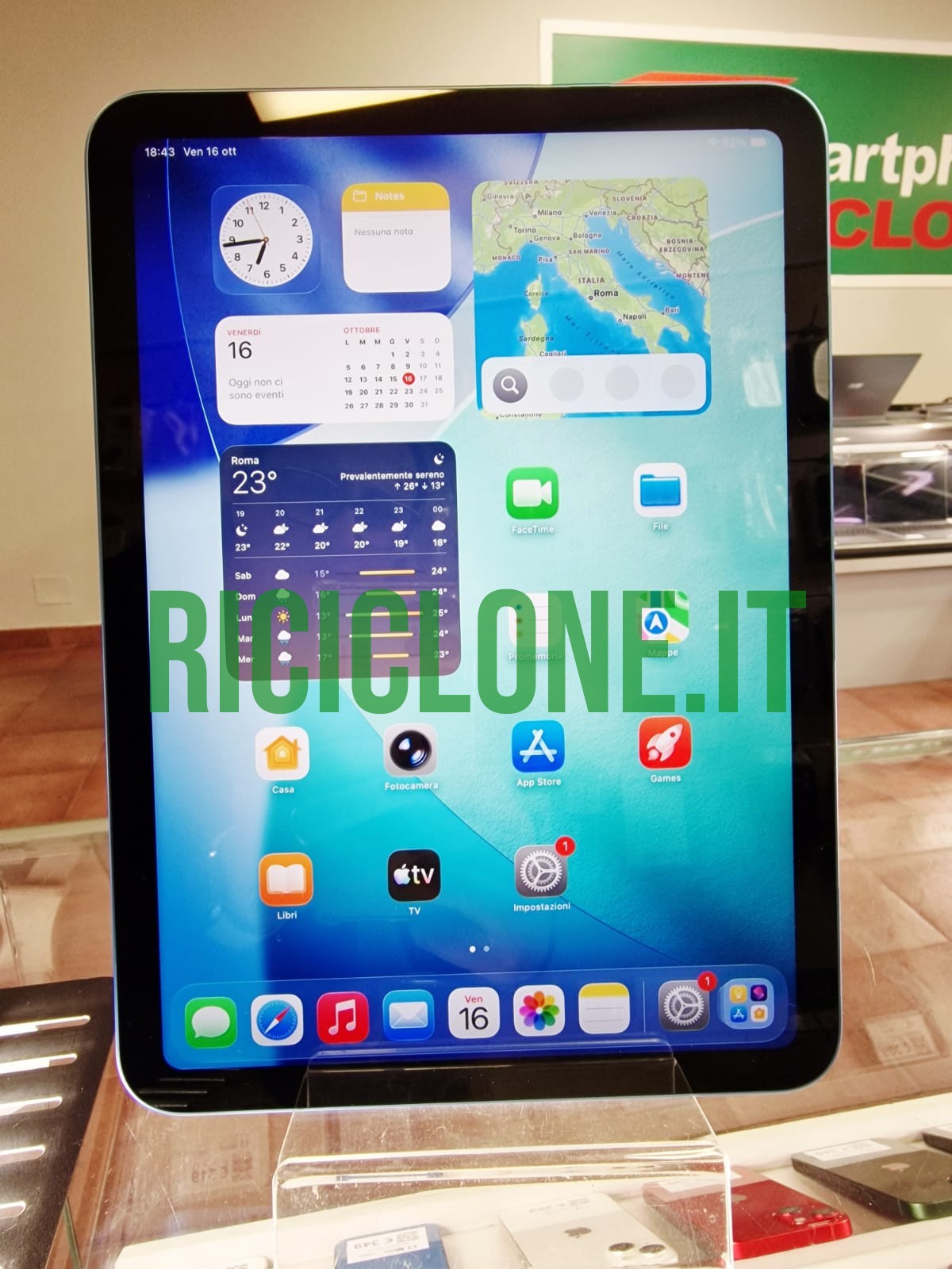 Apple iPad 11 generazione (2025) - 128gb - wifi - blu