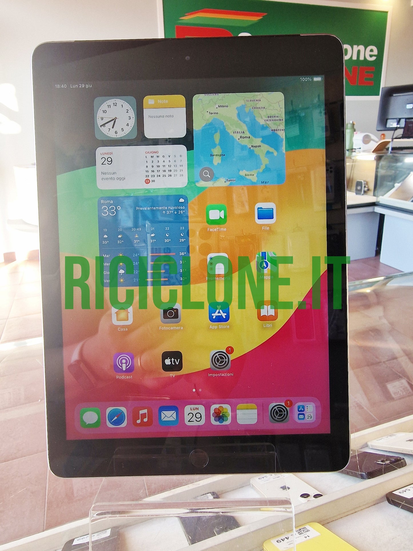 Apple iPad 6 generazione (2018) - wifi + cell - 32gb - grigio