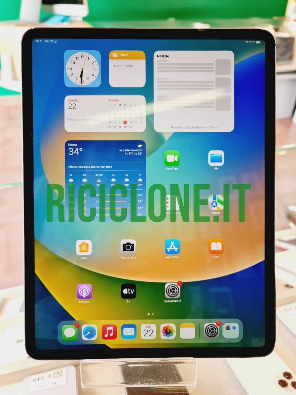 Apple iPad Pro 2a gen. (2020) - 12,9" - 256gb - cellular - grigio