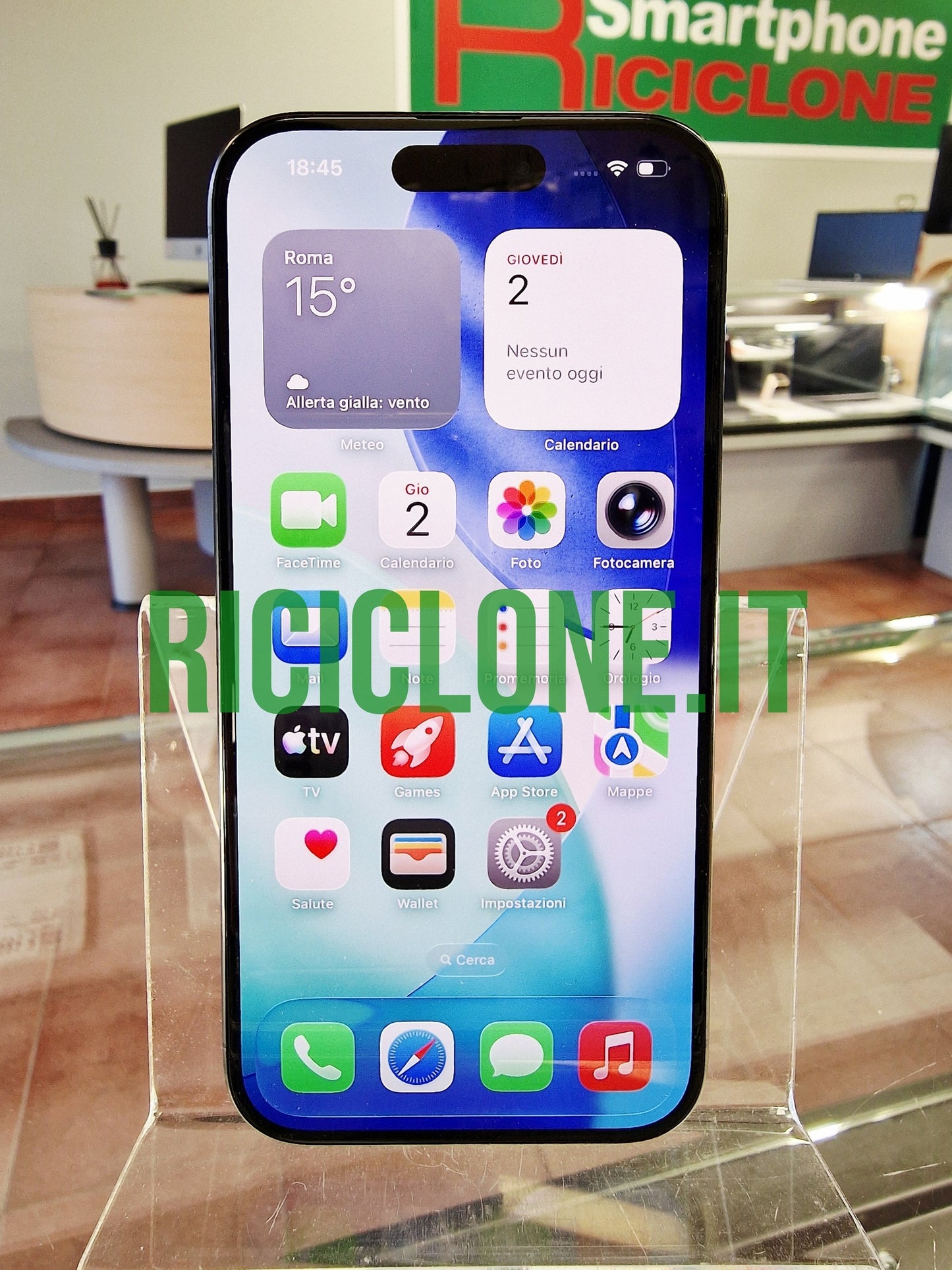 Apple iPhone 15 Pro - 256gb - nero