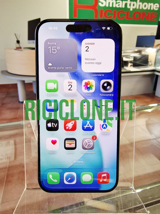 Apple iPhone 15 Pro - 256gb - nero