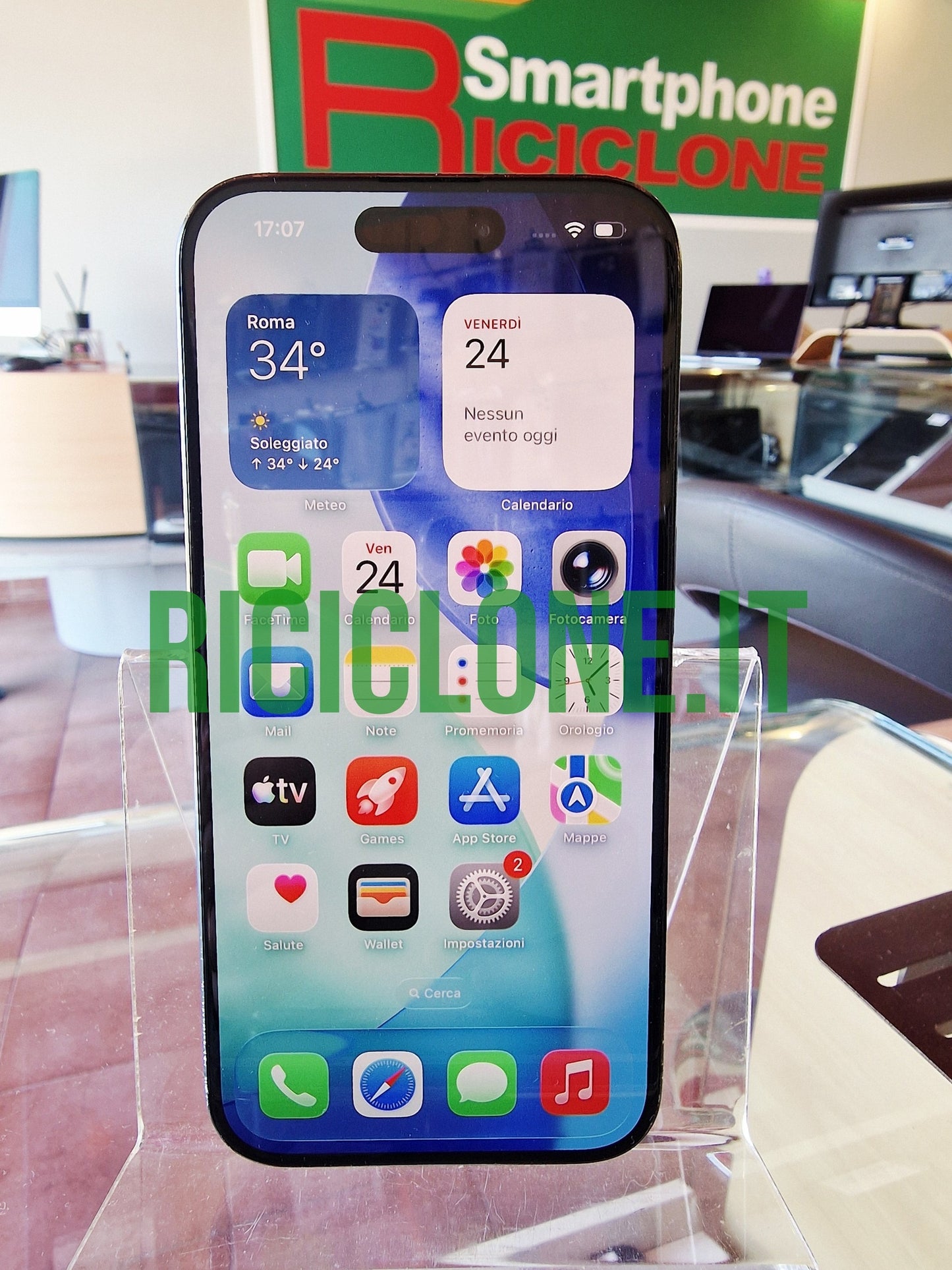 Apple iPhone 15 Pro - 256gb - blu