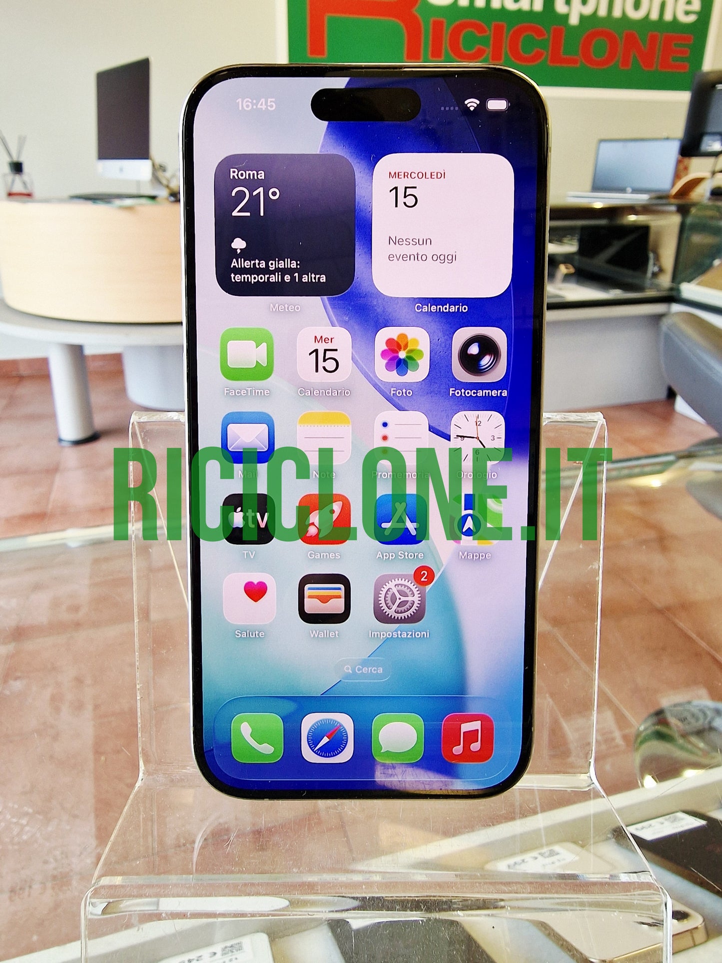 Apple iPhone 15 Pro - 1 Tb - grigio