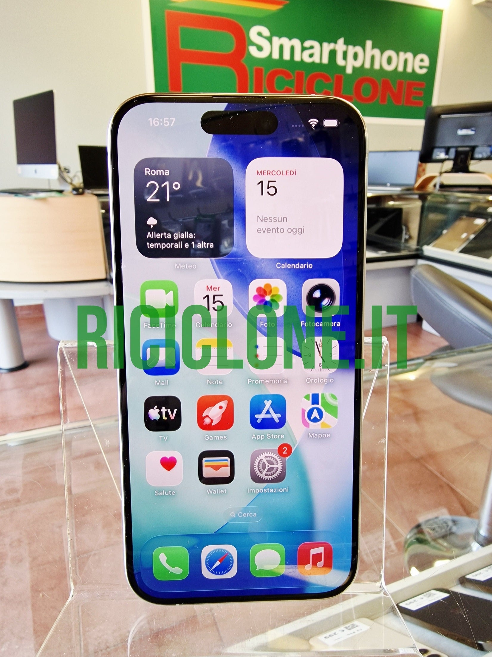 Apple iPhone 15 Pro - 128gb - bianco