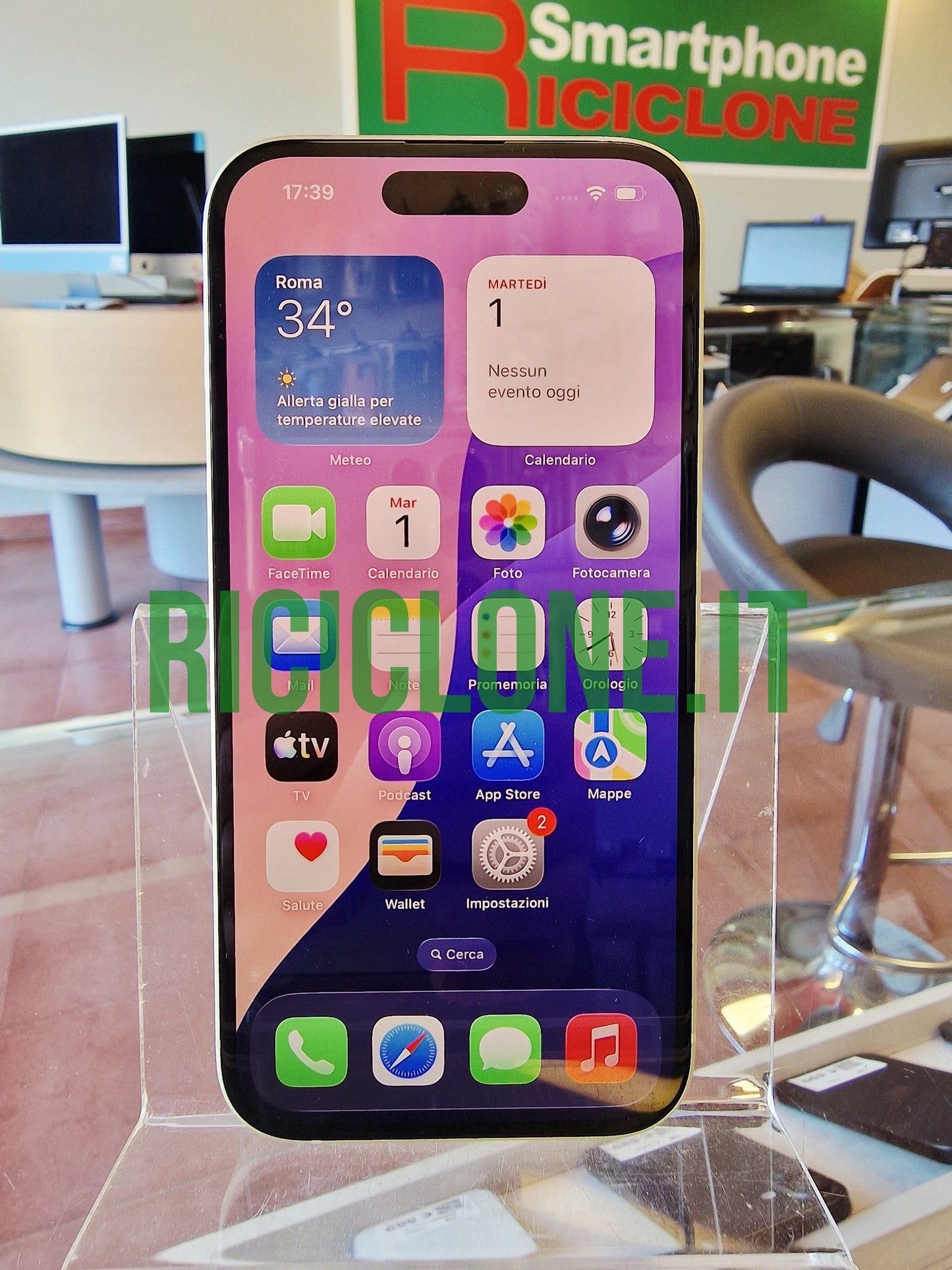 Apple iPhone 15 - 256gb - giallo