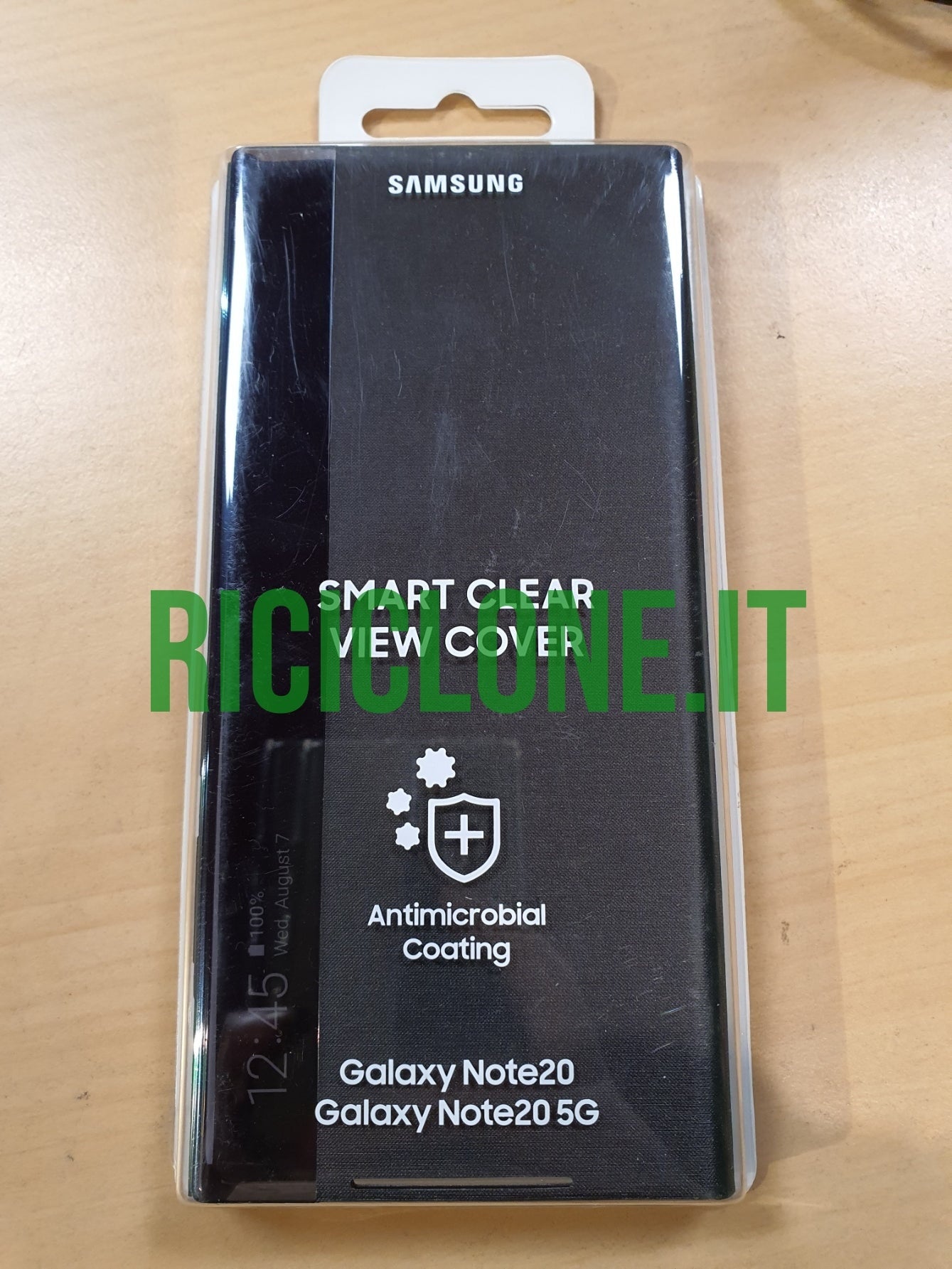 Cover Smart Clear View Samsung Galaxy Note 20 nero - Samsung