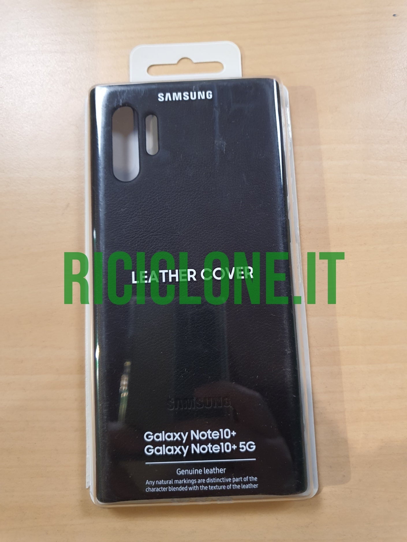 Cover Samsung Galaxy Note 10 plus pelle nera - Samsung