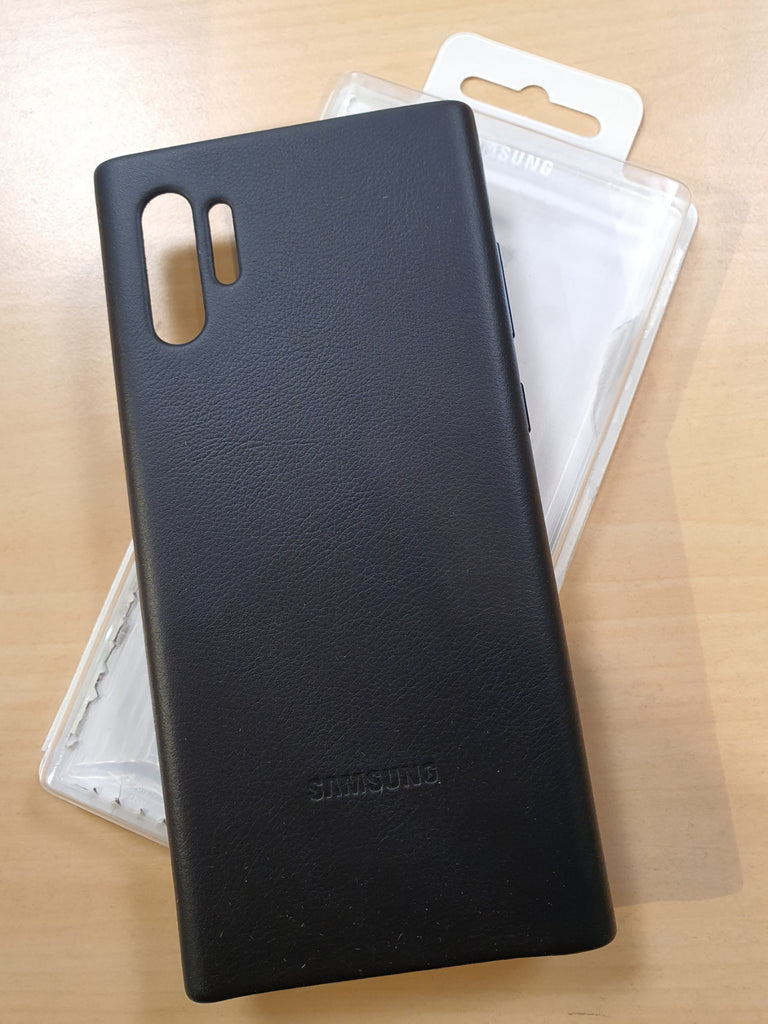 Cover Samsung Galaxy Note 10 plus pelle nera - Samsung