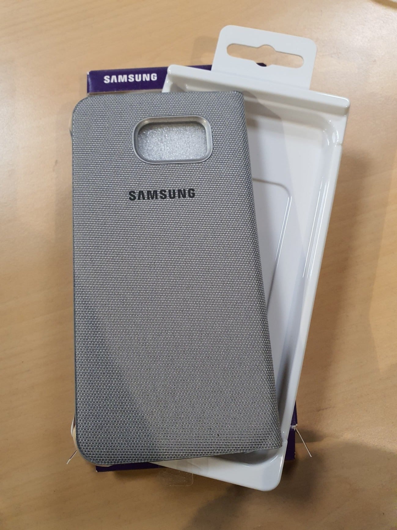 Cover Samsung Galaxy S6 a libro argento - Samsung
