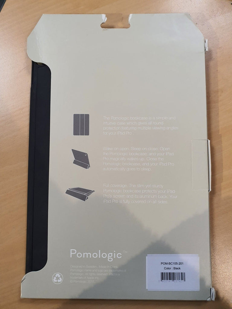 Custodia a libro iPad Pro 10,5" nera - Pomologic