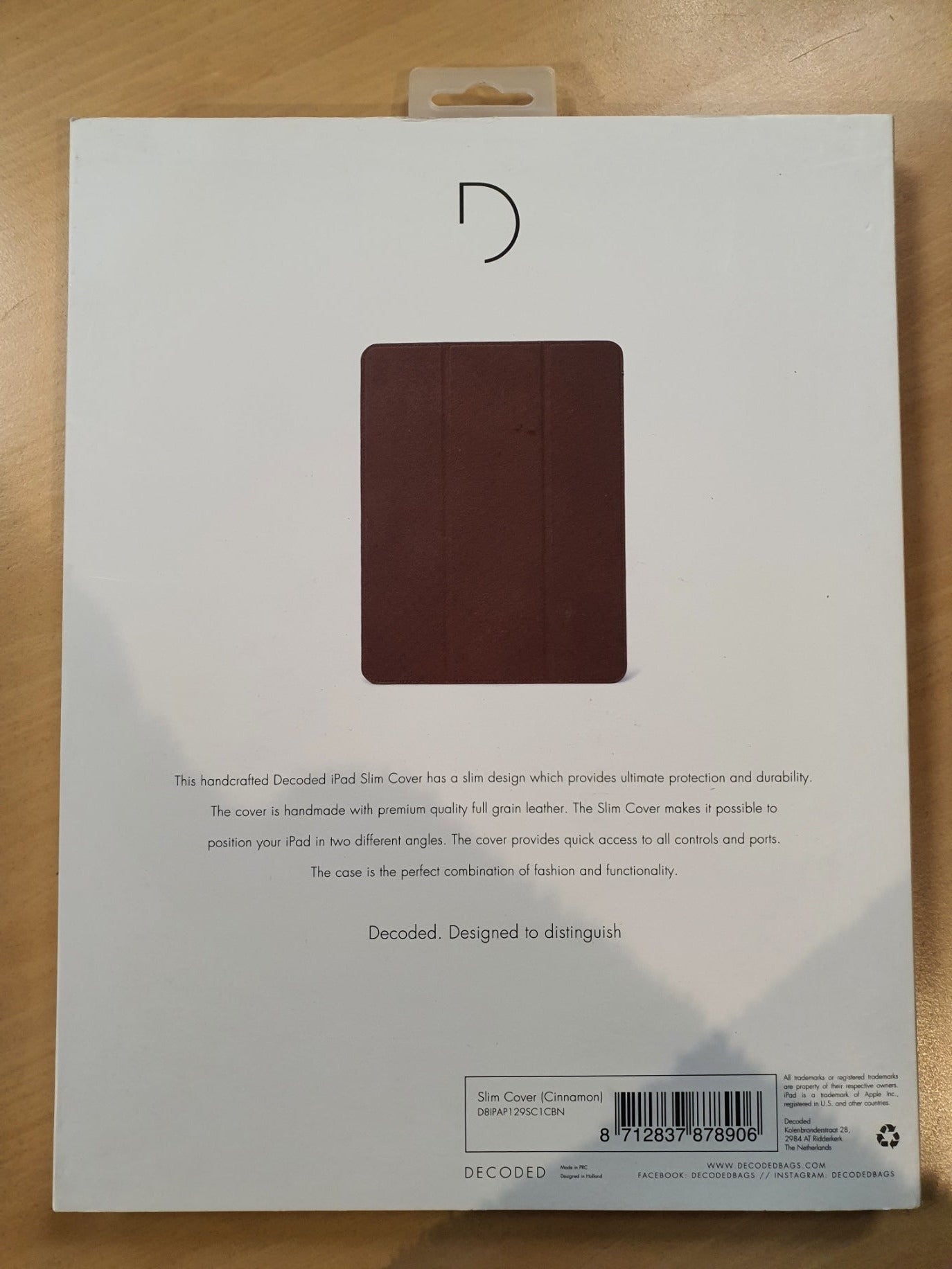 Custodia a libro iPad Pro 12,9" in pelle
