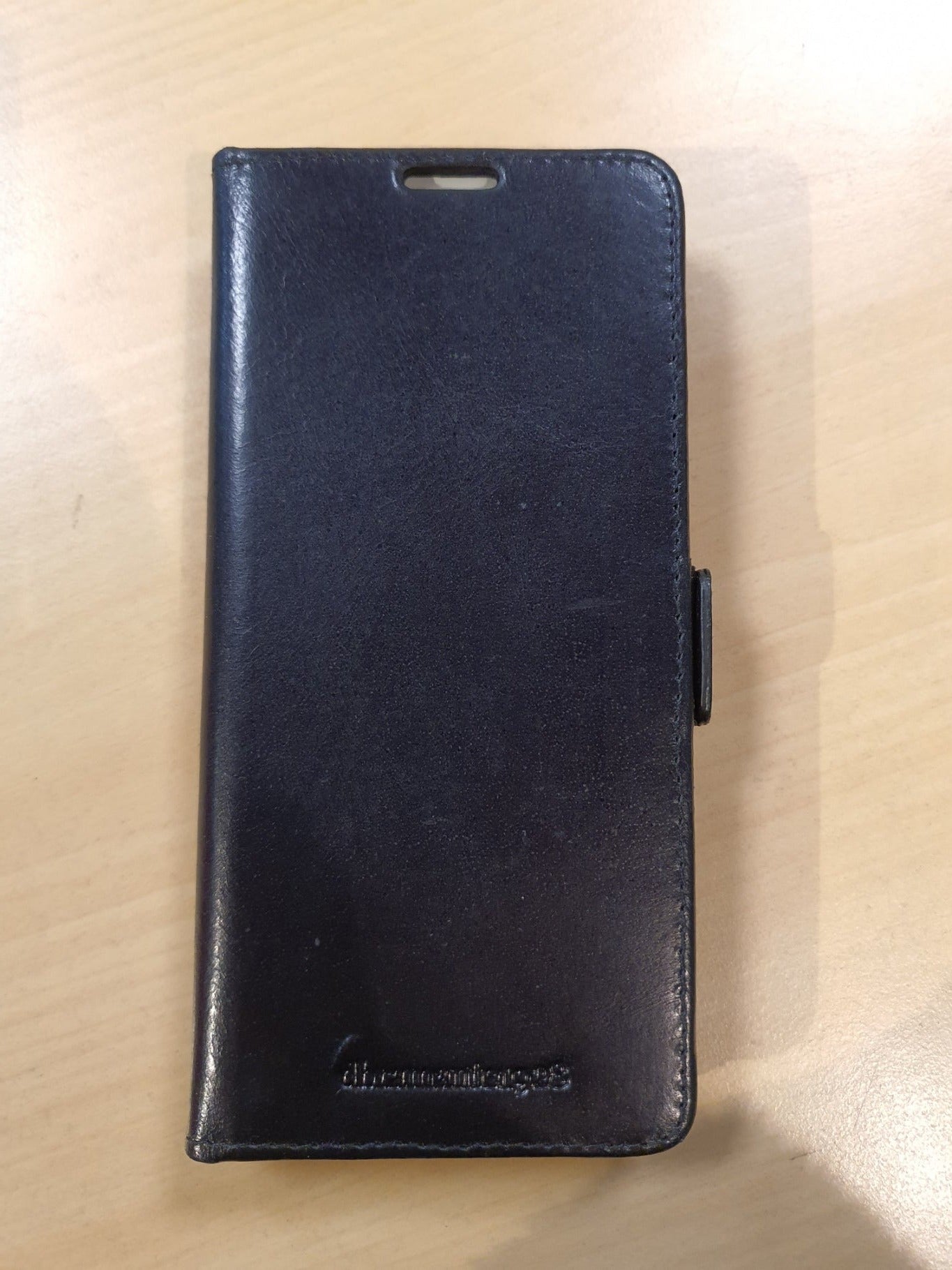 Cover Samsung Galaxy S10 Plus a libro pelle nero