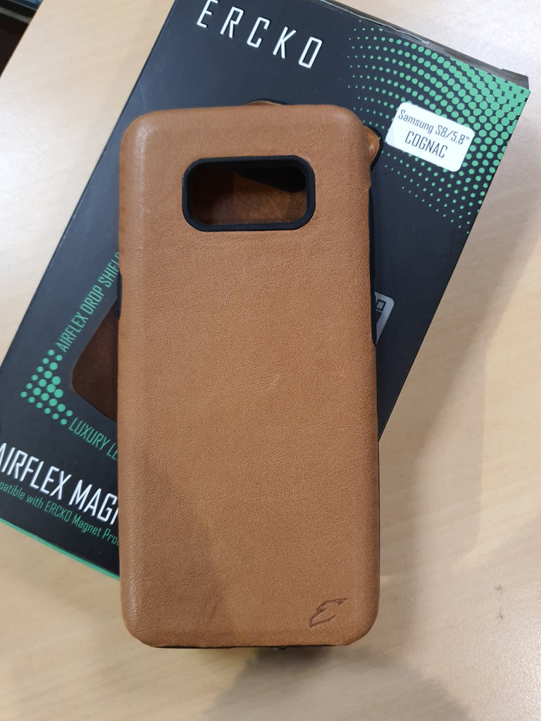 Cover Samsung Galaxy S8 magnetica in pelle