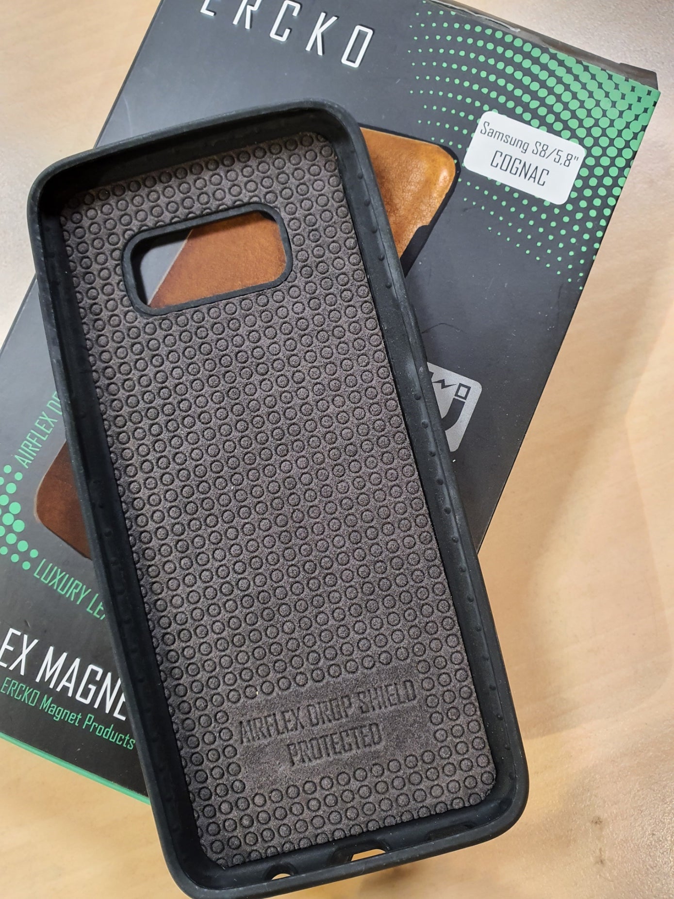 Cover Samsung Galaxy S8 magnetica in pelle