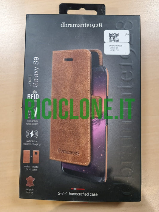 Cover Samsung Galaxy S9 a libro in pelle