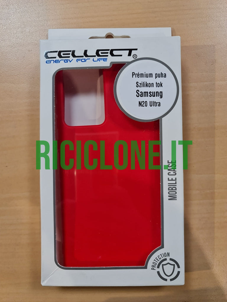 Cover Samsung Galaxy Note 20 Ultra silicone rossa - Cellect