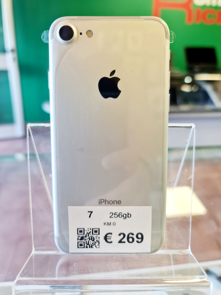 Apple iPhone 7 - 256gb - argento - km 0