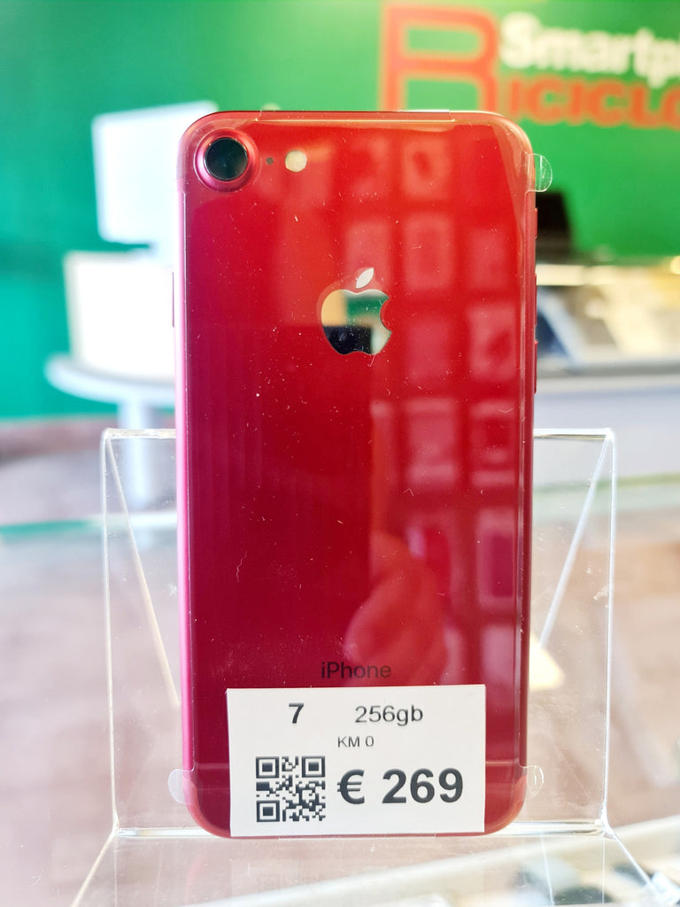 Apple iPhone 7 - 256gb - rosso - km 0
