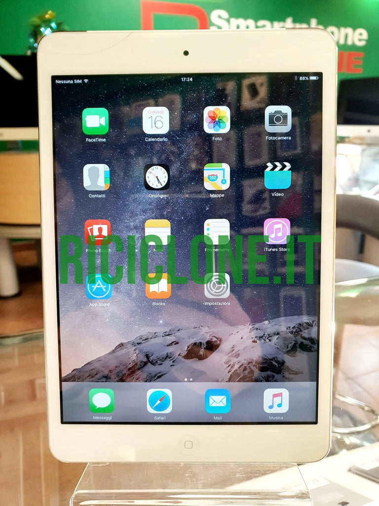 Apple iPad Mini - 16gb - cellular - argento