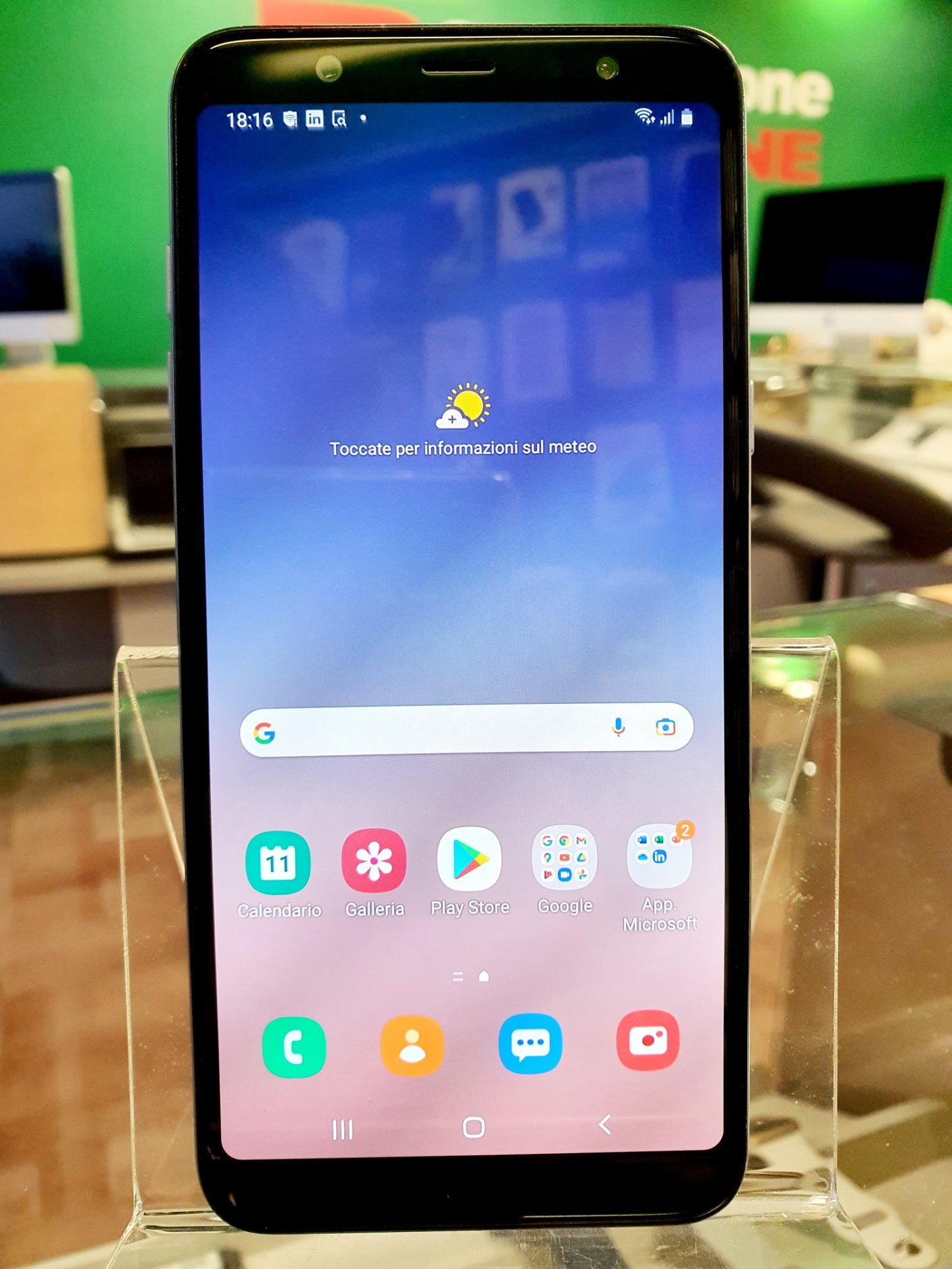 Samsung Galaxy A6 plus 2018 - 32gb - DS - argento