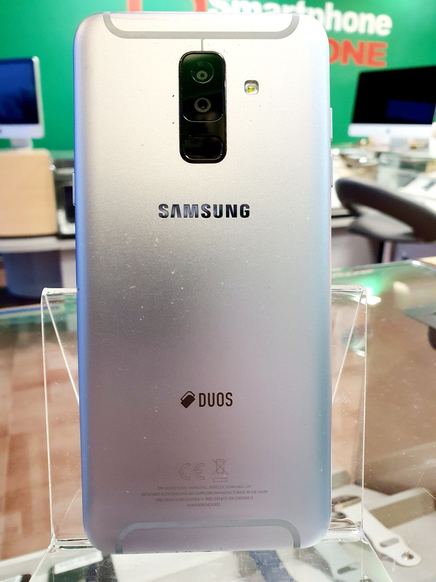 Samsung Galaxy A6 plus 2018 - 32gb - DS - argento