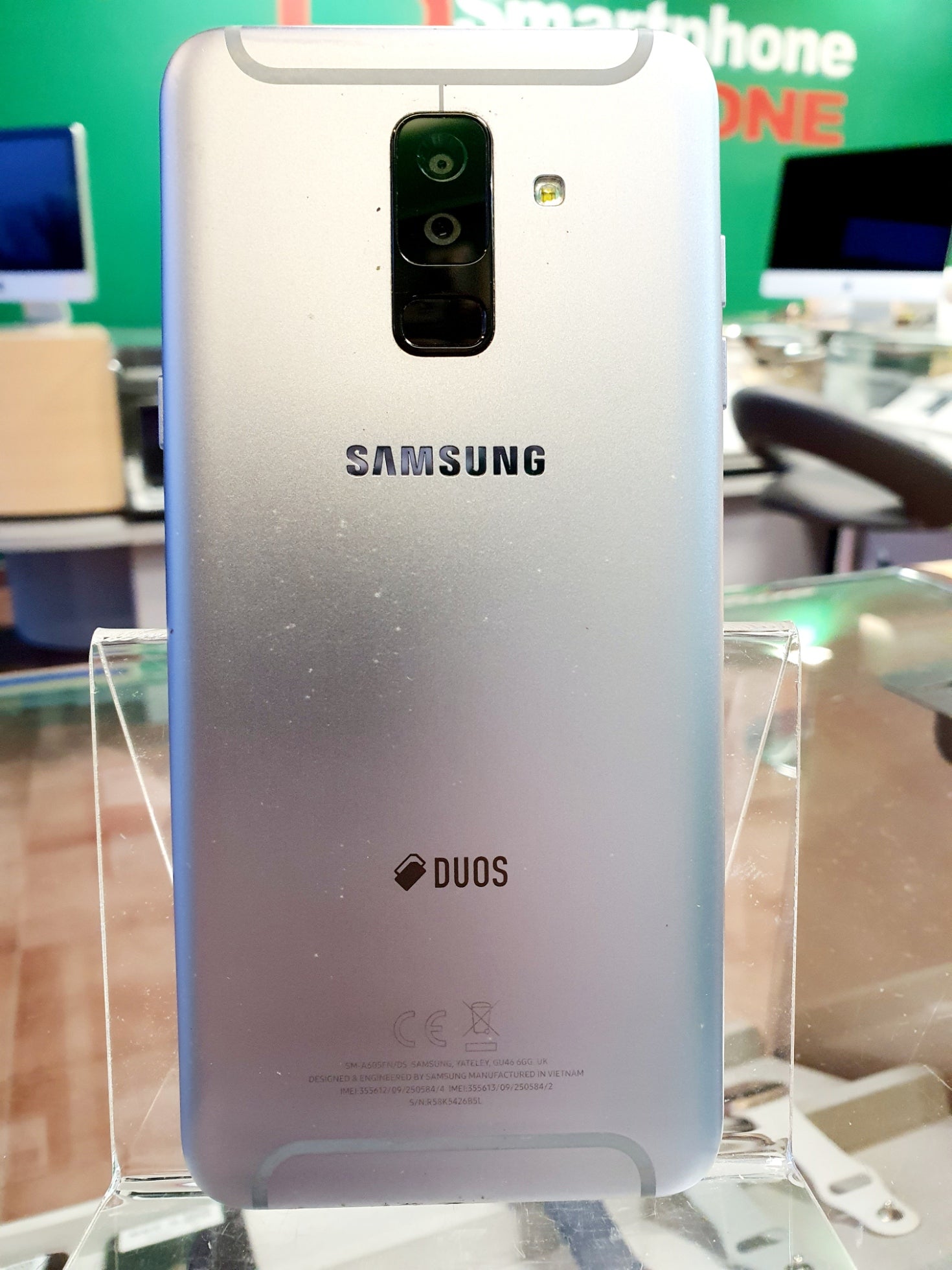 Samsung Galaxy A6 plus 2018 - 32gb - DS - argento